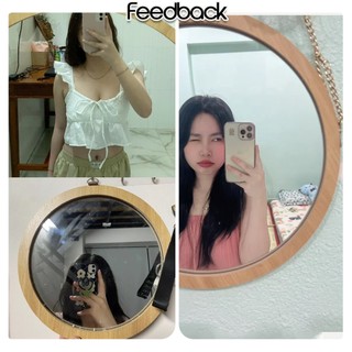 Gương trang điểm gương tròn treo tường nhiều kích cỡ, bao bể vỡ tặng thụ kiện treo LOA LOA