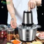 Máy xay thịt cối inox 304 4 lưỡi đa năng công suất 2500w, máy xay bear mini cầm tay