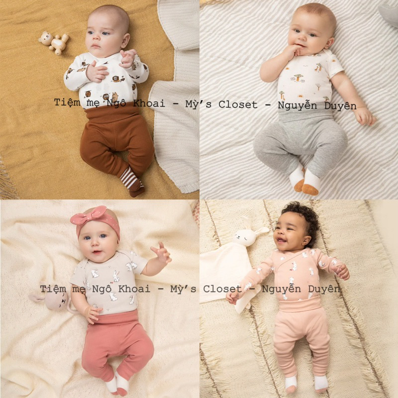 [MD63] NB-12m Quần cạp cao Peptit…Lem không lo hở bụng cho bé NGÔ KHOAI MỲ