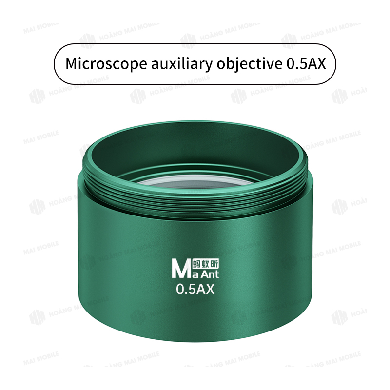 Ống kính nâng chiều cao kính hiển vi MAANT 0.5AX 0.5X tăng khoảng cách, mở rộng vùng quan sát