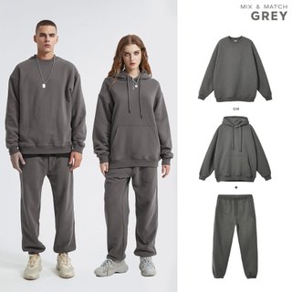 Sét Bộ Hoodie Nỉ  Bassic Đơn Giản lịch Sự, Chất Liệu Nỉ Ngoại Trơn Mềm Mịn Dày Dặn Đồ Ấm Thu Đông 2026
