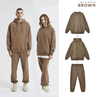 Sét Bộ Hoodie Nỉ  Bassic Đơn Giản lịch Sự, Chất Liệu Nỉ Ngoại Trơn Mềm Mịn Dày Dặn Đồ Ấm Thu Đông 2026