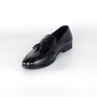 Loafer Hera - Giày lười nam da bò màu đen trơn