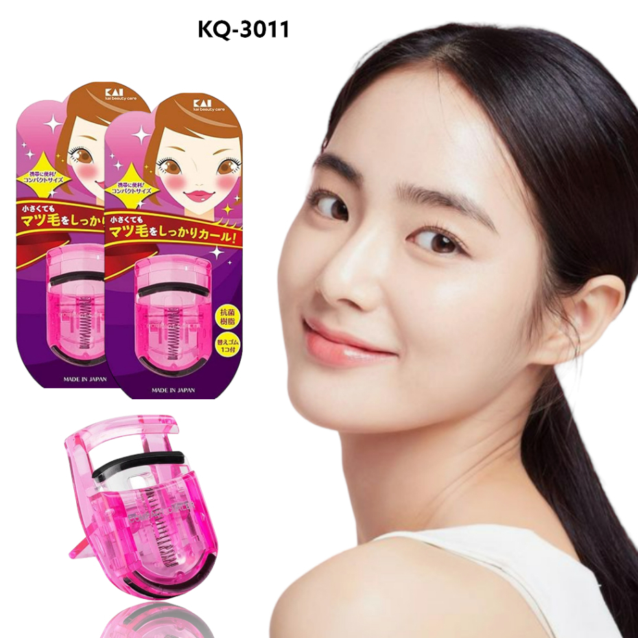 Bấm Cong Mi Kai Beauty Care Pretesa 82504 KQ - 3011 (Màu Hồng Đậm )
