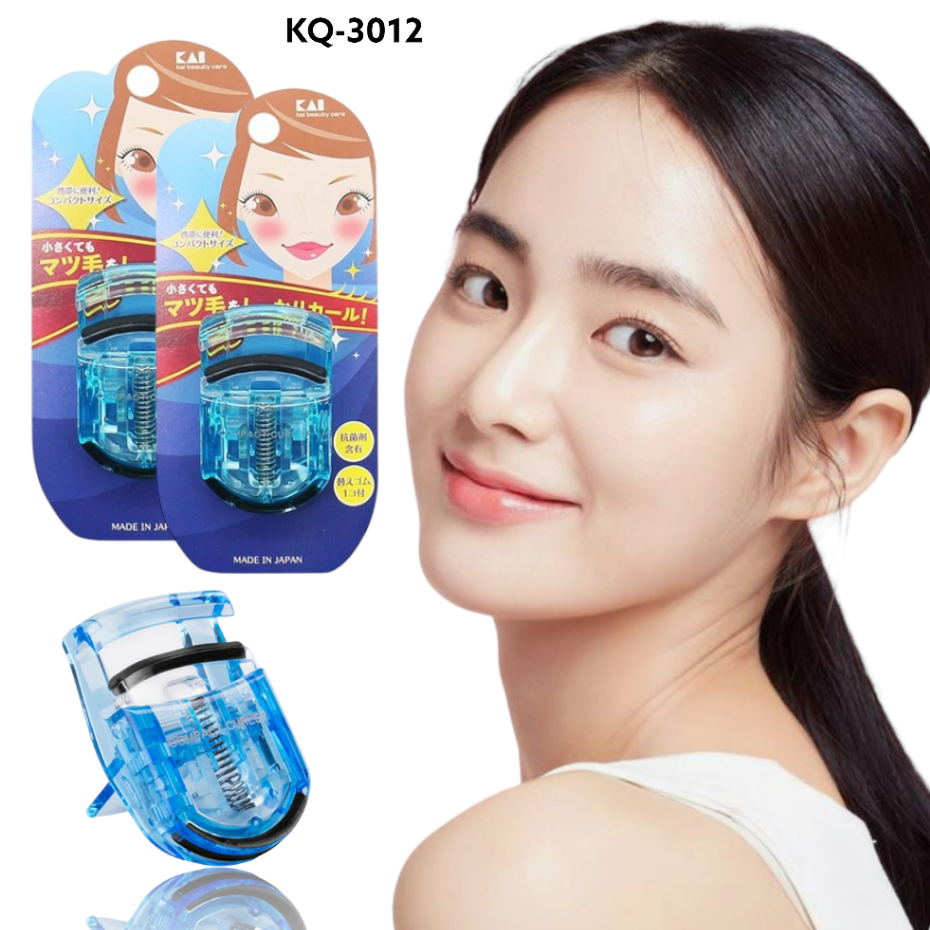 Uốn Cong Mi Thân Nhựa Kai Beauty 82511 KQ-3012 (Màu Xanh)