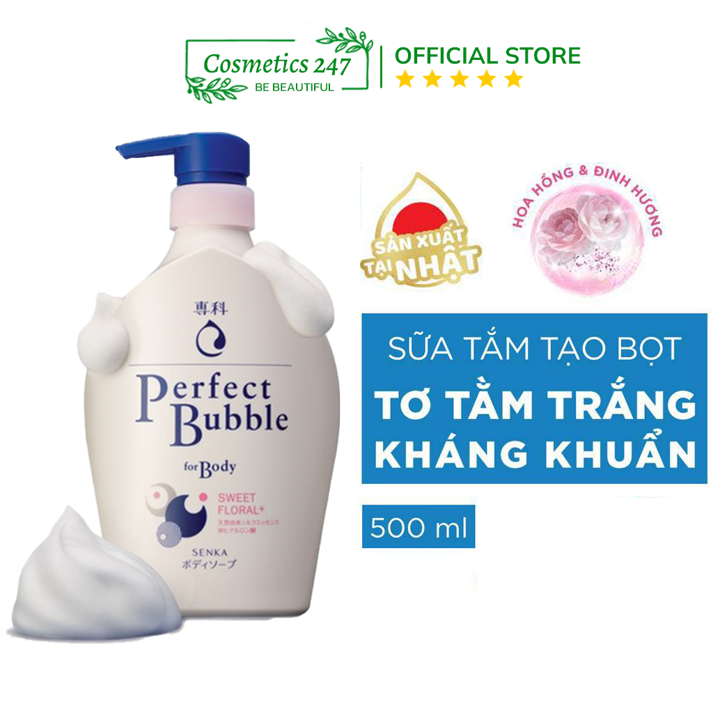 Ảnh Sữa Tắm Senka Perfect Bubble for Body 500ML 1