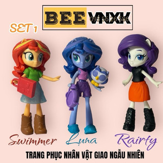 (Chọn set) 3 búp bê My Little Pony chính hãng Hasbro xuất dư kèm phụ kiện - Đồ chơi những nàng Equestria girls BEE VNXK