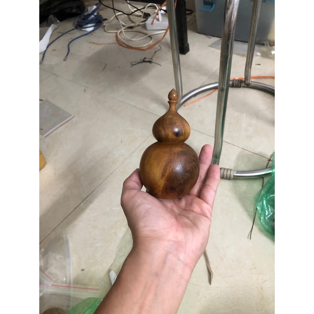 Lọ tăm gỗ Trắc đỏ đen Hương đỏ Bách xanh dáng hồ lô giá xưởng gỗ làng nghề tiện Nhị Khê