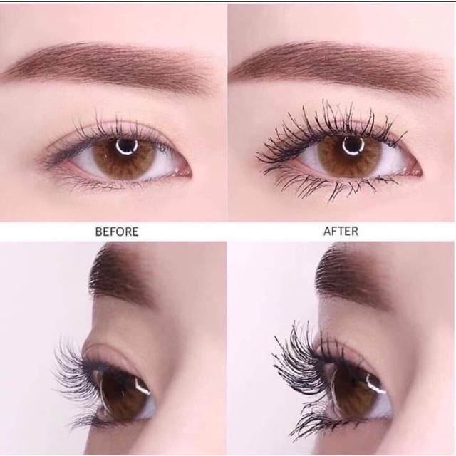 Mascara Chuốt Mi Dày Rậm Lông Mi,Không Lem Trôi Kissme Volum Super WP (6g)