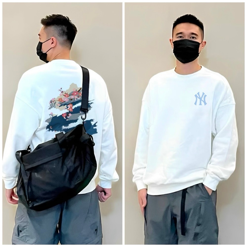 [Nỉ Chân Cua] Áo Sweater NYC LA Hoa Đào Sakura Unisex Vải Nỉ Cao Cấp Không Bai Không Xù Siêu Ấm Form Unim Store SWT16