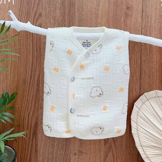 Áo Gile Xốp Trần Bông Phong cách Hàn Quốc  Mềm Mịn Ấm 3-9Kg mesocshop