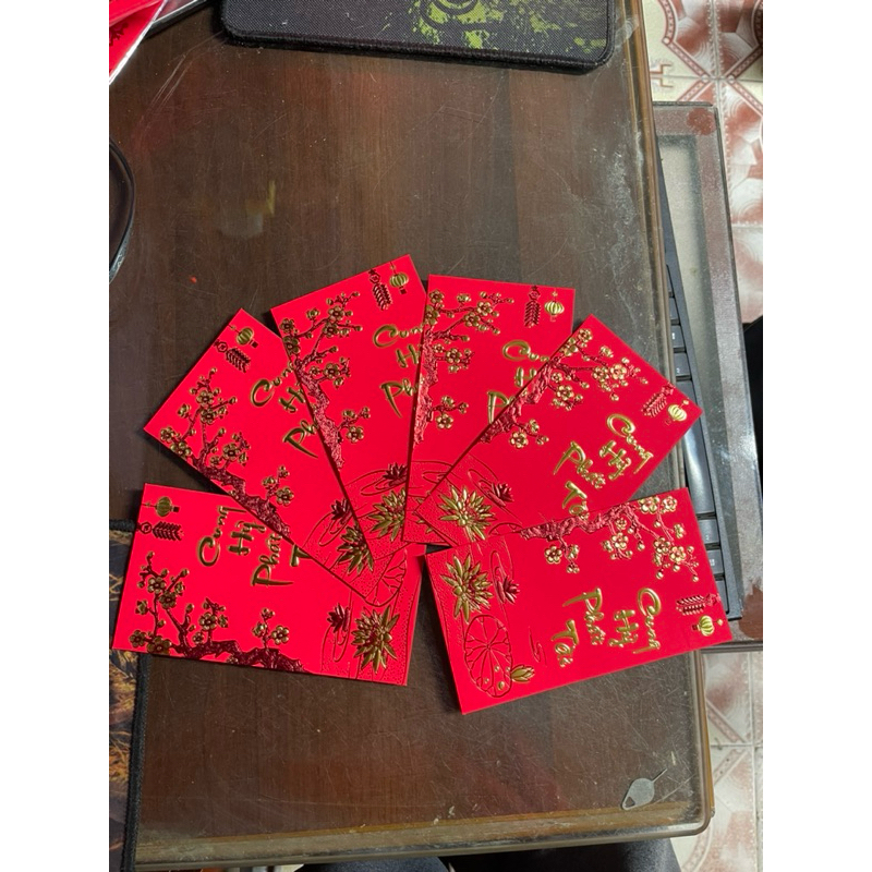 [BUÔN] (10 TÚI = 60 CÁI) LÌ XÌ CHÚC TẾT KT9x16,3CM - VPP QUỐC HUY.