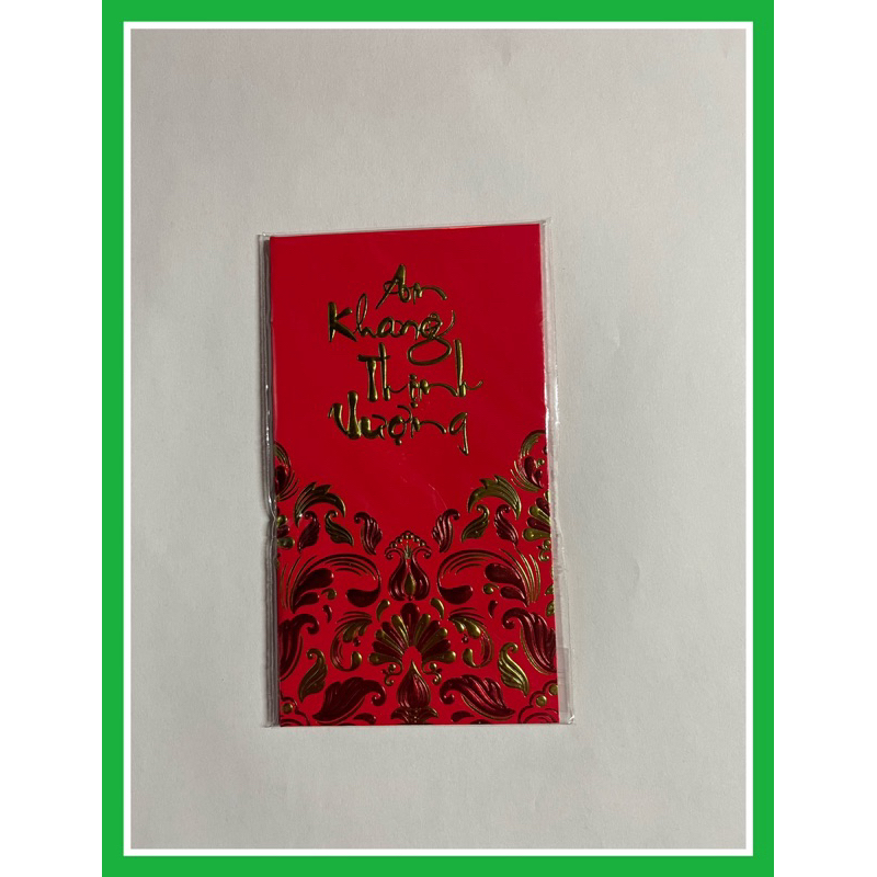 LÌ XI CHÚC TẾT, TÚI 6 CÁI, KT9x16,3CM - VPP QUỐC HUY.