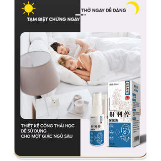 Xịt chống ngáy khi ngủ hiệu quả dành cho người lớn Snoretin 30ml, chiết xuất tự nhiên, an toàn.