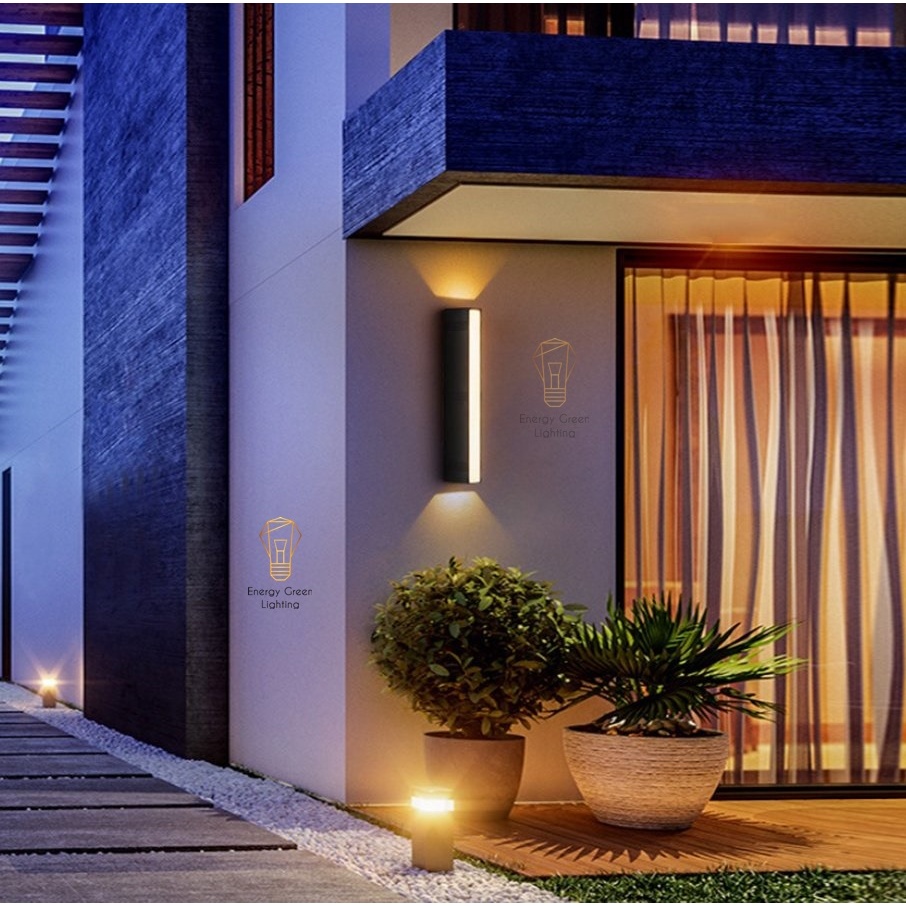 Ảnh Đèn Hắt Tường Energy Green Lighting Chống Nước 2 Đầu Chiếu Sáng DT-2265 - Thân Nhôm - Chip Led Siêu Sáng - Bảo Hành 1Năm 4