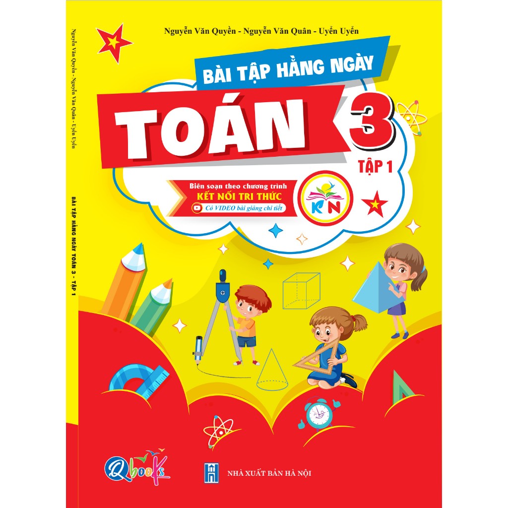 Ảnh Sách - Bộ Bài Tập Hằng Ngày Toán Và Tiếng Việt Tập 1 - Lớp 3 - Kết Nối Tri Thức (Bộ 2 Cuốn) 1