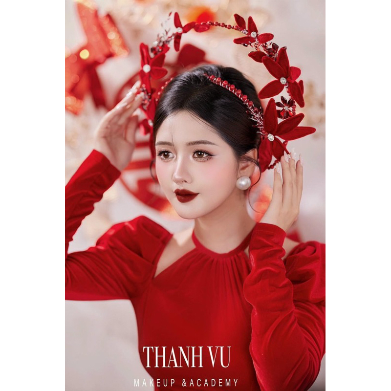 bộ quạt và mấn cô dâu -MT186