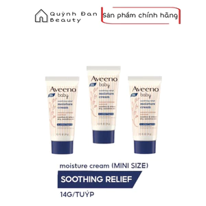 Kem dưỡng ẩm cho bé Aveeno Baby Soothing Relief Moisture Cream 14g [ Hàng Tặng ]