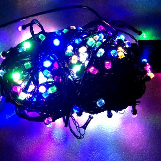 "Dây LED Kim Cương 40M Chống Nước Trang Trí Ngoài Trời Noel, Tết - Đèn Bi Bọt Đẹp"
