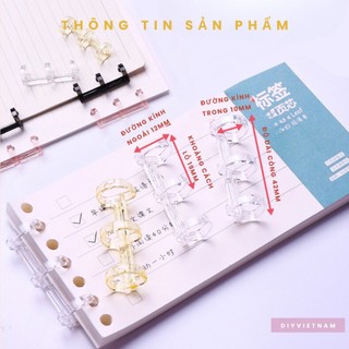 [COMBO 2 CÒNG][MUA 10 CÒNG TẶNG GIẤY MÀU B5] CÒNG RỜI NHỰA 3 LỖ