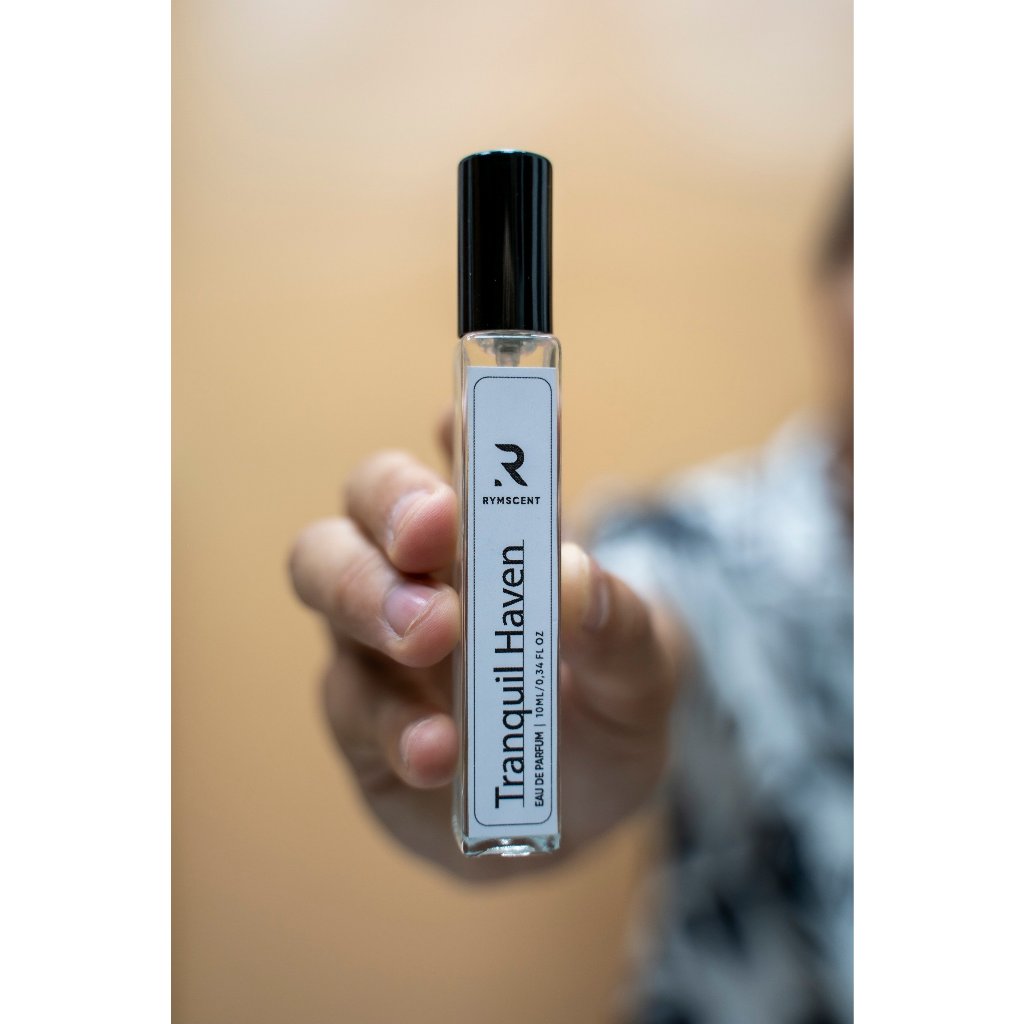 Nước hoa Nam RYMSCENT Tranquil Haven 10ml | Nhóm hương xạ hương, độ lưu hương từ 6h-8h | Dạng xịt.