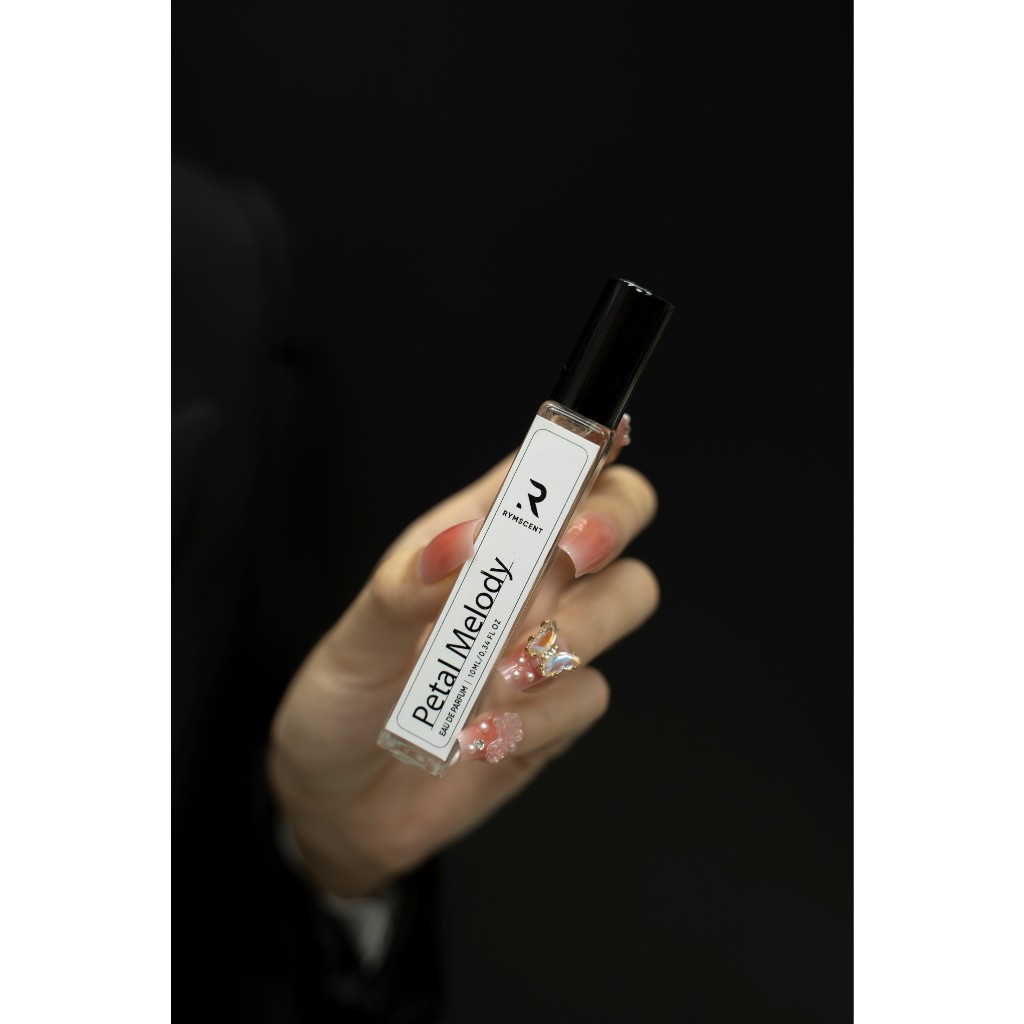 Nước hoa RYMSCENT Nữ Petal Melody 10ml | Nhóm hương hoa, độ lưu hương từ 6h-8h | Dạng xịt.