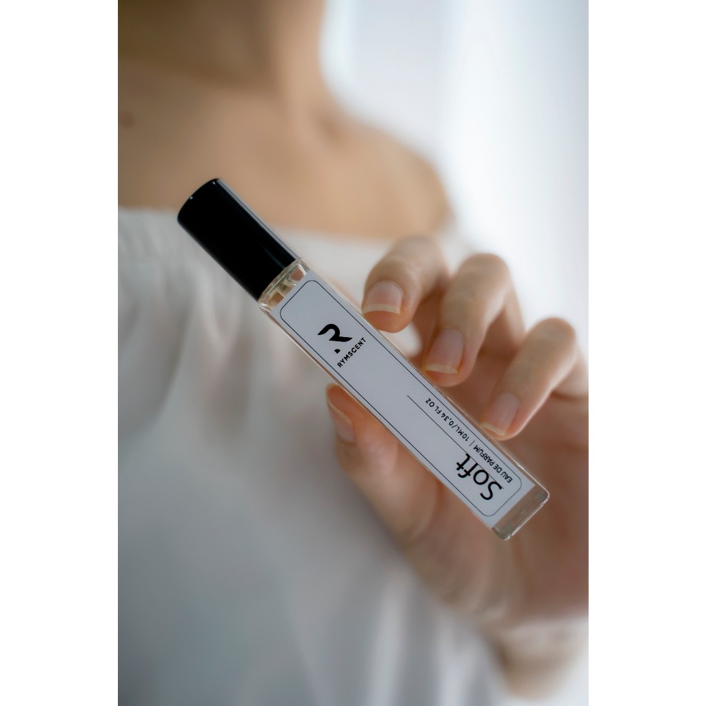 Nước hoa RYMSCENT Nữ Soft 10ml | Nhóm hương hoa, độ lưu hương từ 6h-8h | Dạng xịt.