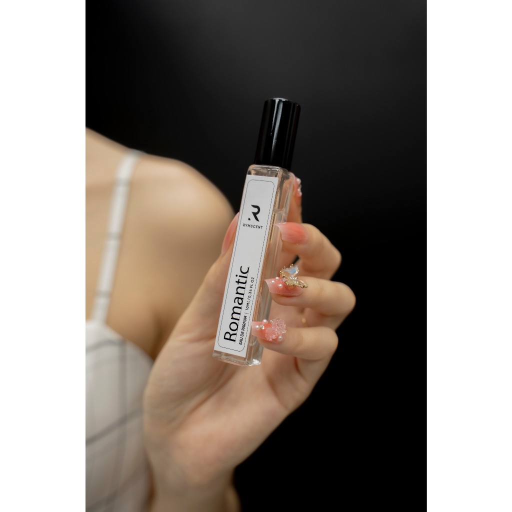 Nước hoa RYMSCENT Nữ Romantic 10ml | Nhóm hương hoa, độ lưu hương từ 6h-8h | Dạng xịt.