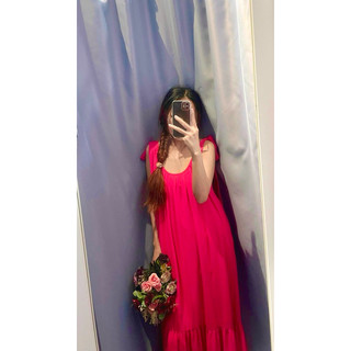 Maxi du lịch Hè, maxi đi biển suông bèo hở lưng (kèm ảnh khách cuối)