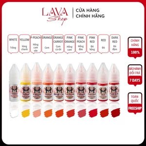 MỰC H HOA ĐÀO Tem Chính Hãng CAO CẤP SIÊU BÁM MÀU LÊN MÀU TƯƠI PXTM