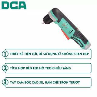 DCA MÁY KHOAN GÓC DÙNG PIN 12V ADJZ14-10Z (KHO HÀNG CHÍNH HÃNG DCA)