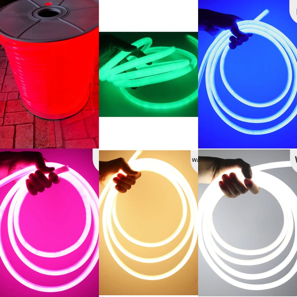 1M DÂY LED NEON 360 ĐỘ 220V UỐN DẺO CHỐNG NƯỚC,TRANG TRÍ NỘI THẤT VÀ ...