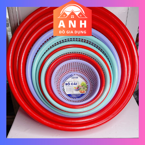 RỔ RAU/ RỔ CẢI DUY TÂN-ĐẠI - COMBO 40CM 46cm 50cm 56cm | Shopee Việt Nam