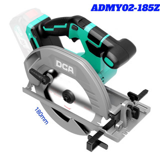 DCA MÁY CƯA ĐĨA TRÒN KHÔNG CHỔI THAN DÙNG PIN 20V ADMY02-185Z