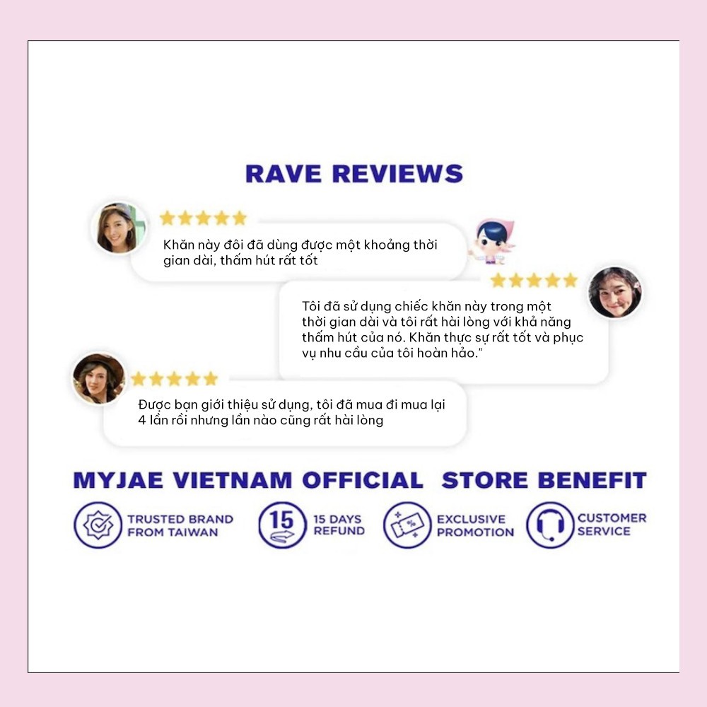 [125cm] Cây Lau Nhà MyJae Đài Loan Sợi Polyester Kéo Vắt Thông Minh
