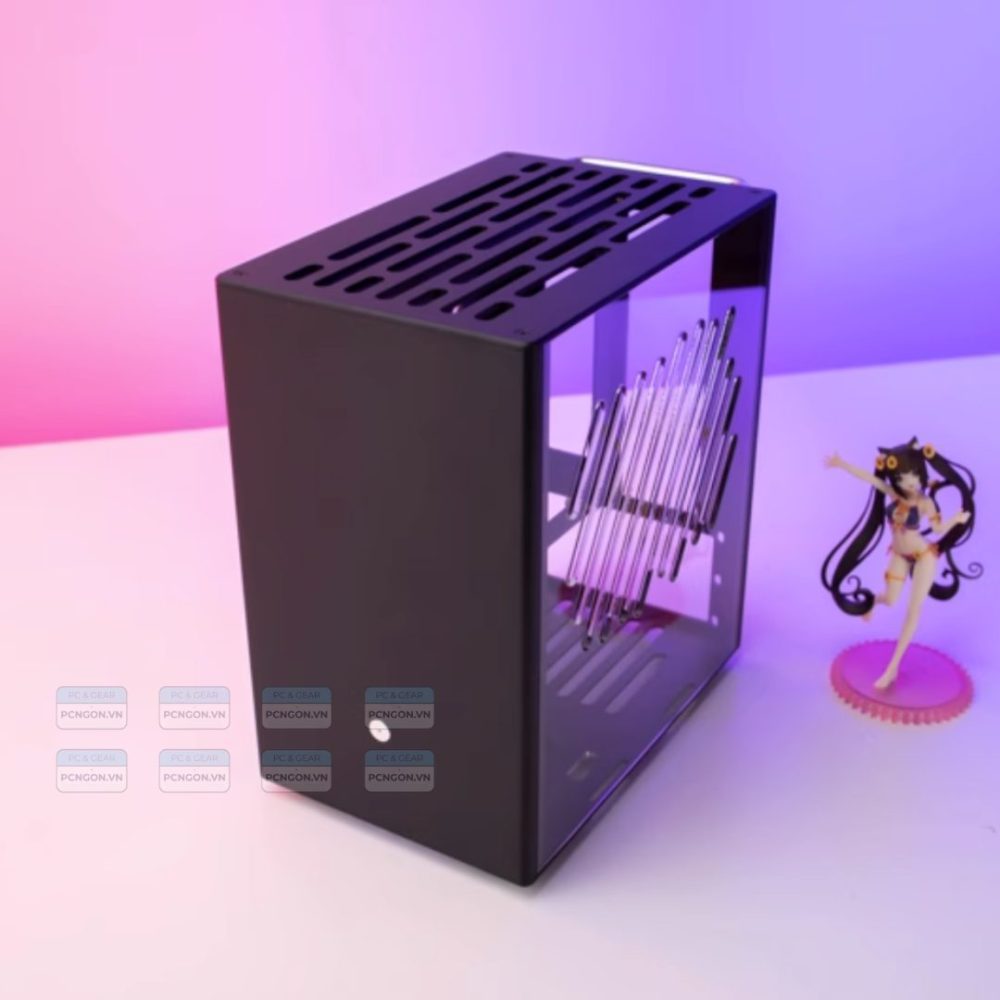 [PCNGON] Vỏ case máy tính mini ITX Sirius S40 - Đen (Mặt hông mica ...