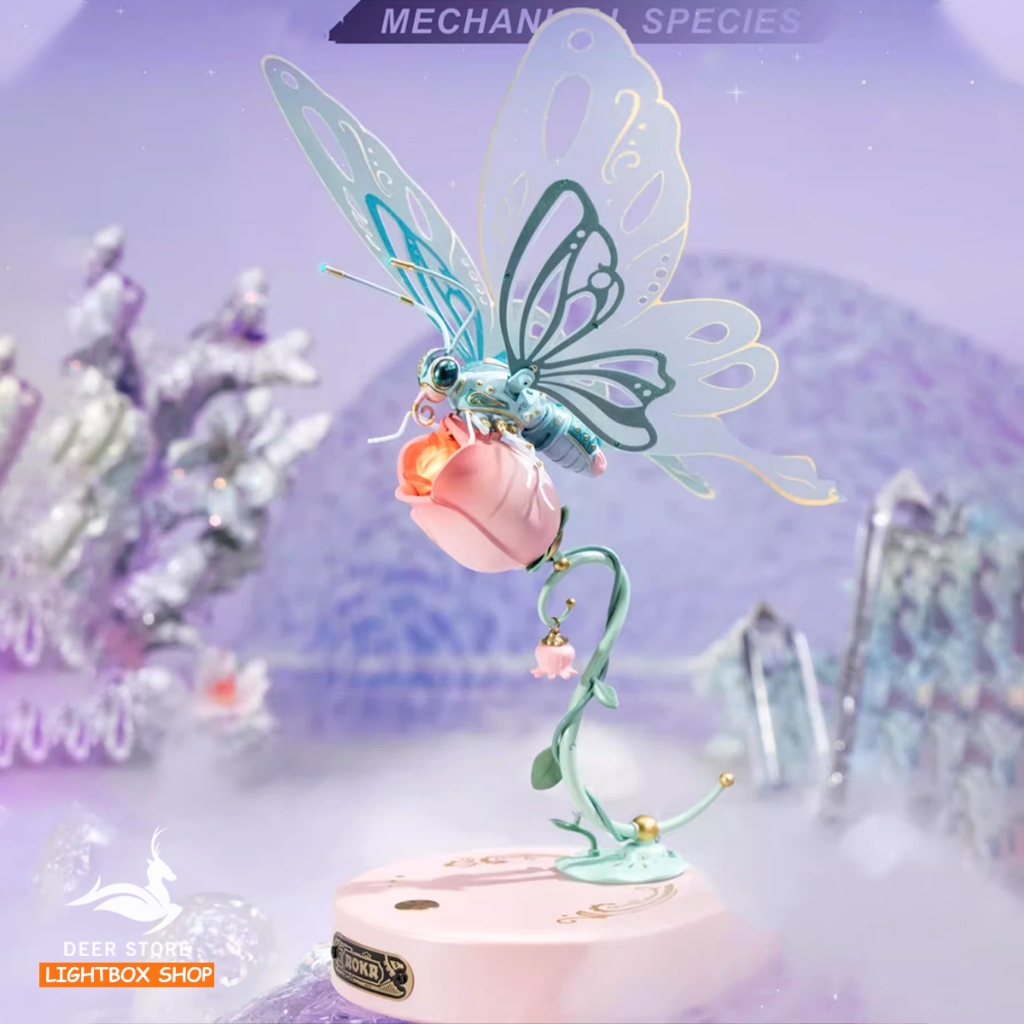 Mô hình Butterfly tự lắp ráp của Robotime. ROKR Mechanical Butterfly ...