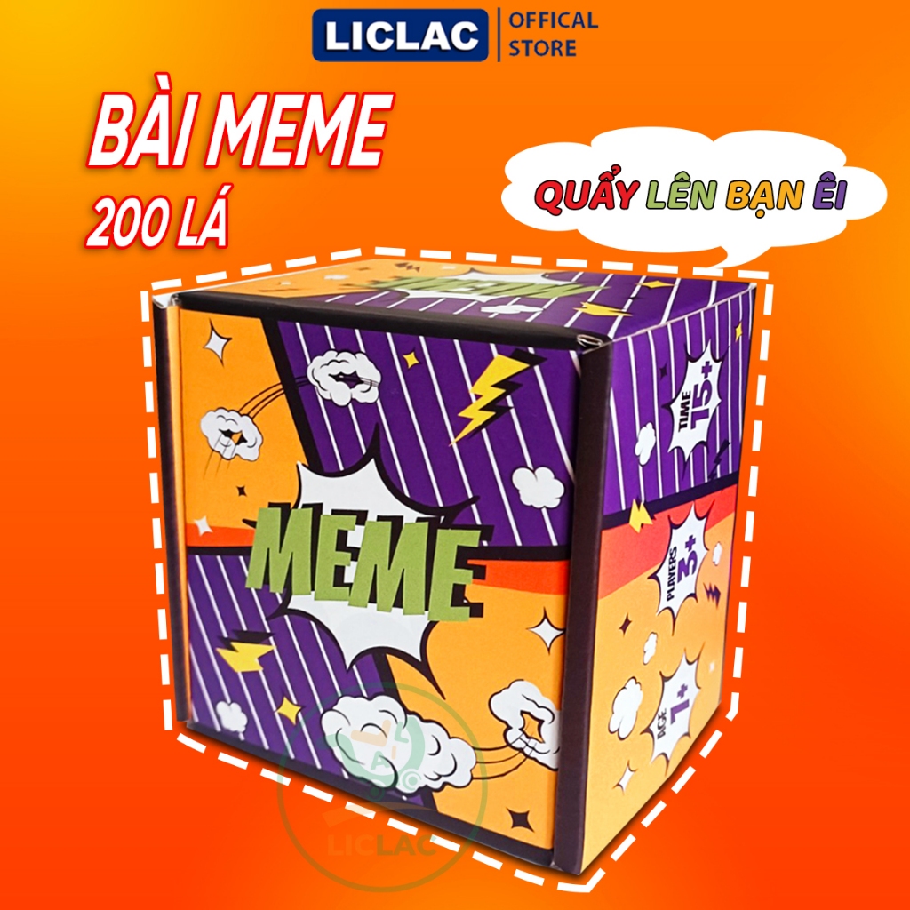 Bộ Bài MEME 200 Lá Quẩy Lên Bạn Êi chơi cùng bạn bè vui vẻ, Board Game ...