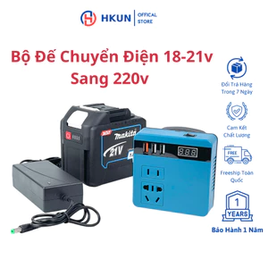 Đế chuyển điện 18-21v sang điện 220v (Bộ chuyển đổi điện 18-21v sang 220v)