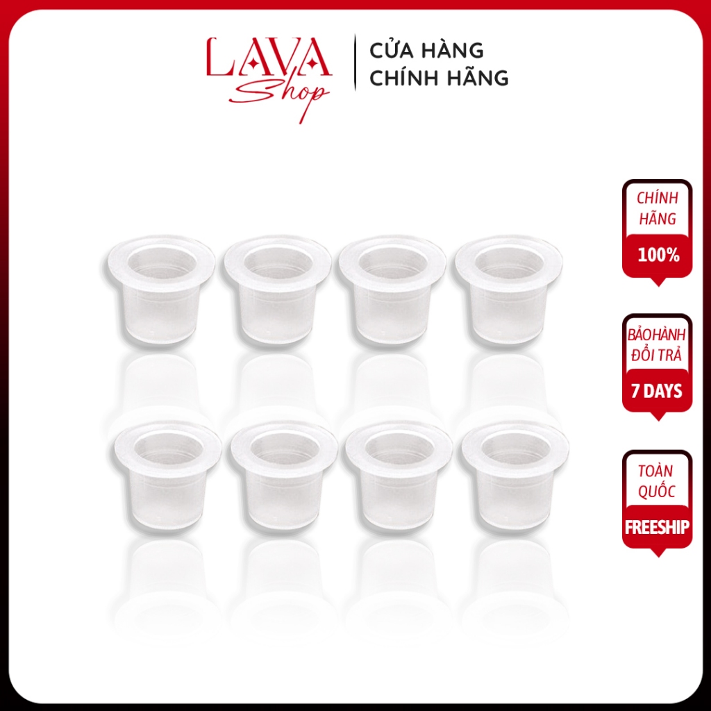 Chum nhựa đựng mực phun xăm (gói~100c) #dcpxhoanganh