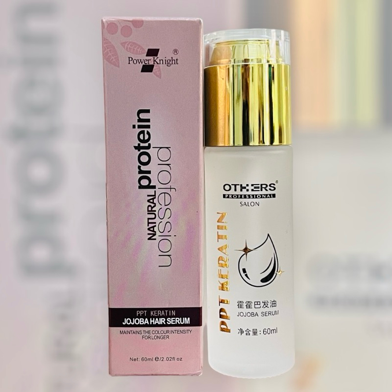 Tinh dầu dưỡng tóc uốn xoăn Others Protein PPT Keratin Hair Serum CTY Galanzer 60ml