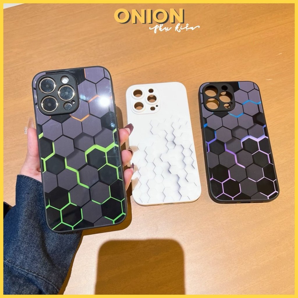 Ốp kính khối 3D dành cho iPhone Xsmax 11 12 13 14 15 Pro Promax