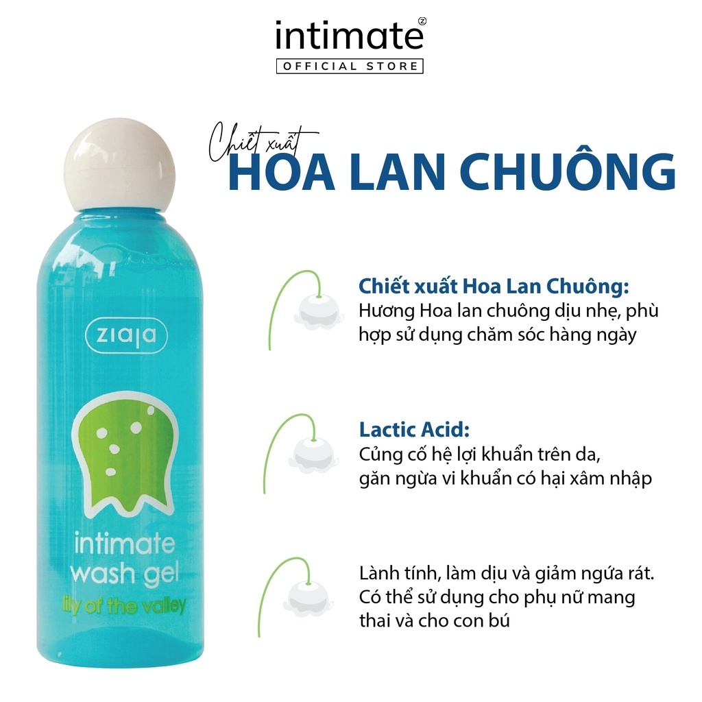 Ảnh Dung Dịch Vệ Sinh Phụ Nữ Intimate ZIAJA Mùi Thơm Dịu Nhẹ Giúp Làm Sạch, Khử Mùi Hôi 200ml Daily Beauty 4