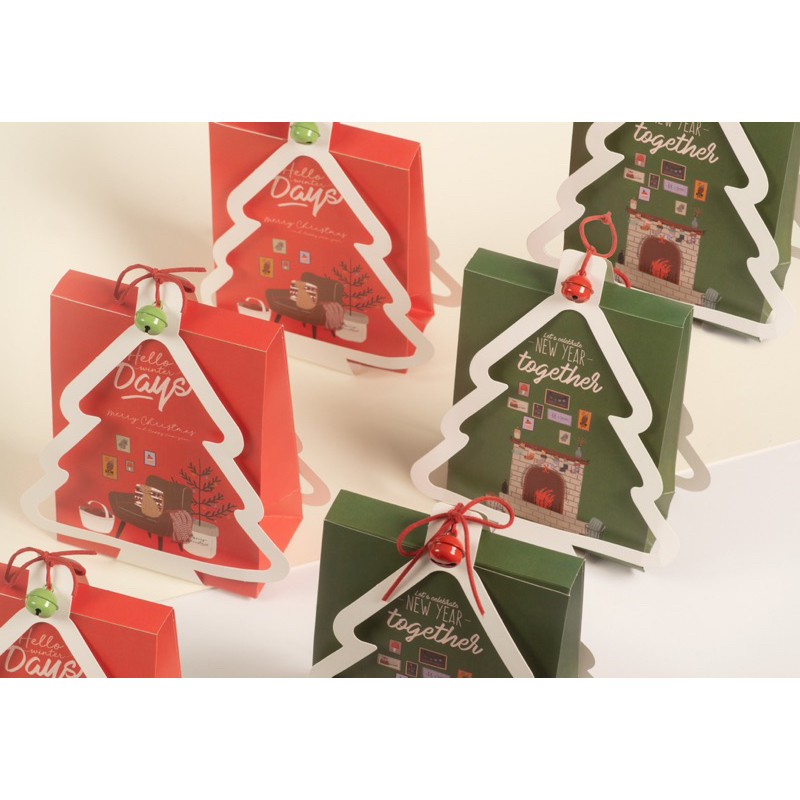 [Có sẵn] Hộp Quà Túi Giấy Craft Kraft Nhám Xi Măng Đựng Quà Giáng Sinh Đủ Size Nhiều Màu Haste