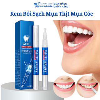 BÚT TẨY TRẮNG RĂNG NHƯ TUYẾT, VÀNG ĐEN ĐẾN MẤY CŨNG TRẮNG