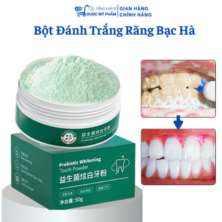 Bột đánh răng nội địa Nhật Bản giúp răng trắng bật tông dứt điểm hôi miệng giảm viêm nha chu 50g