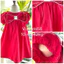 Trang phục Noel/ Tết màu đỏ/ màu hồng cho bé. Đầm nơ đỏ cotton hàng loại 1 cho bé 10-40kg