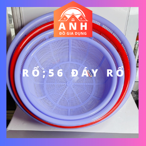 RỔ RAU -RỔ GẠO-DUY TÂN LOẠI LỚN - COMBO; 40cm 46cm 50cm 56cm | Shopee ...