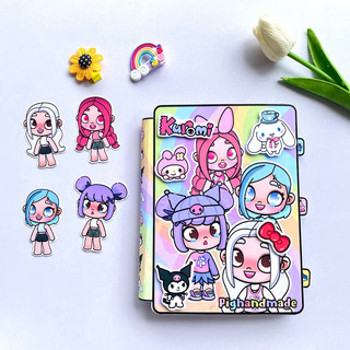 ( Mới) Ngôi nhà 4 cô bé đáng yêu Melody, Kuromi, Cinamoroll, Kitty