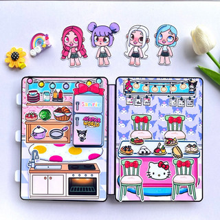 ( Mới) Ngôi nhà 4 cô bé đáng yêu Melody, Kuromi, Cinamoroll, Kitty